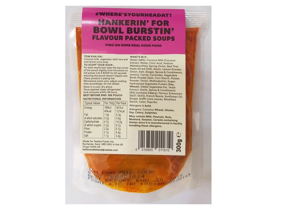 SOPA SOUP HEAD TOM KHA GAI 300G image number 1