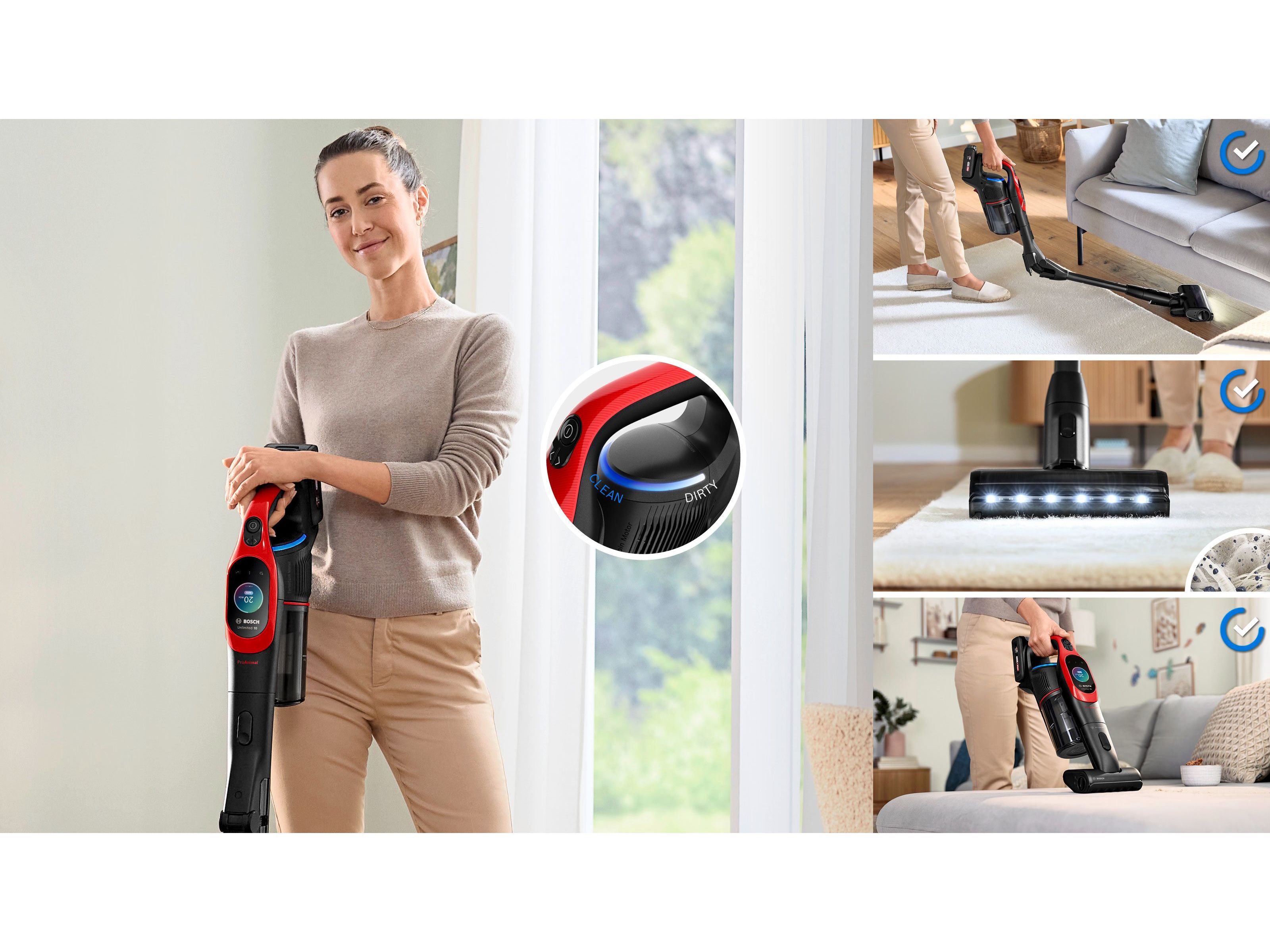 ASPIRADOR VERTICAL BOSCH BCS1041PET UNLIMITED 10 PROANIMAL image number 5