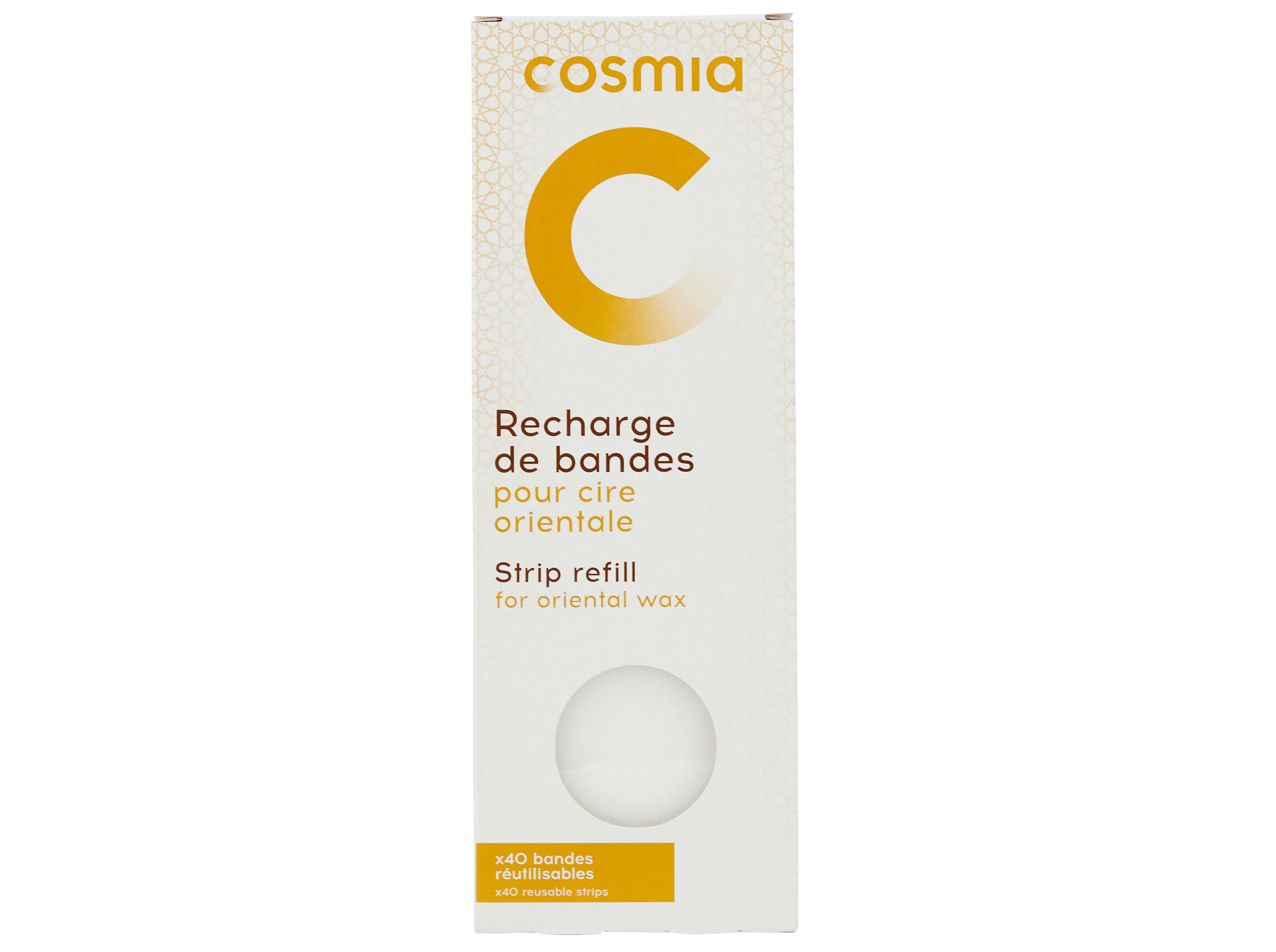 RECARGAS DE BANDAS COSMIA CERA ORIENTAL REUTILIZ&Aacute;VEIS 40UN