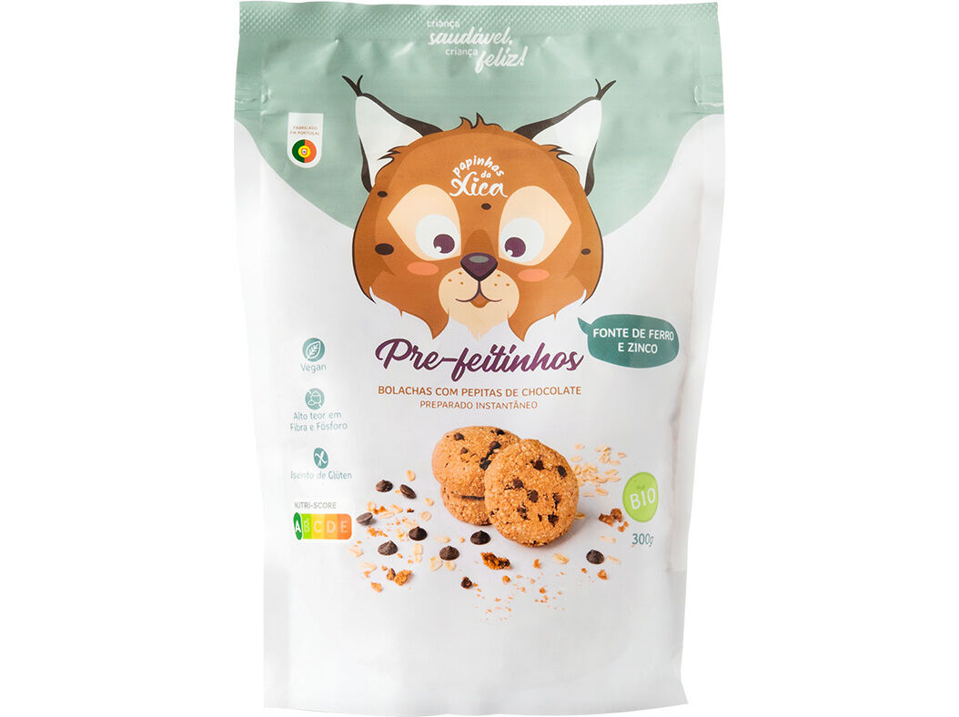 PREPARADO BOLACHAS PAPINHAS DA XICA COM PEPITAS CHOCOLATE 300G image number 0