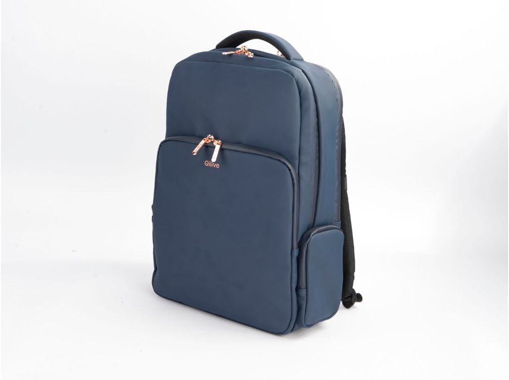 MOCHILA QILIVE PARA PORT&Aacute;TIL 15-16" 78% RECICLADO AZUL image number 1