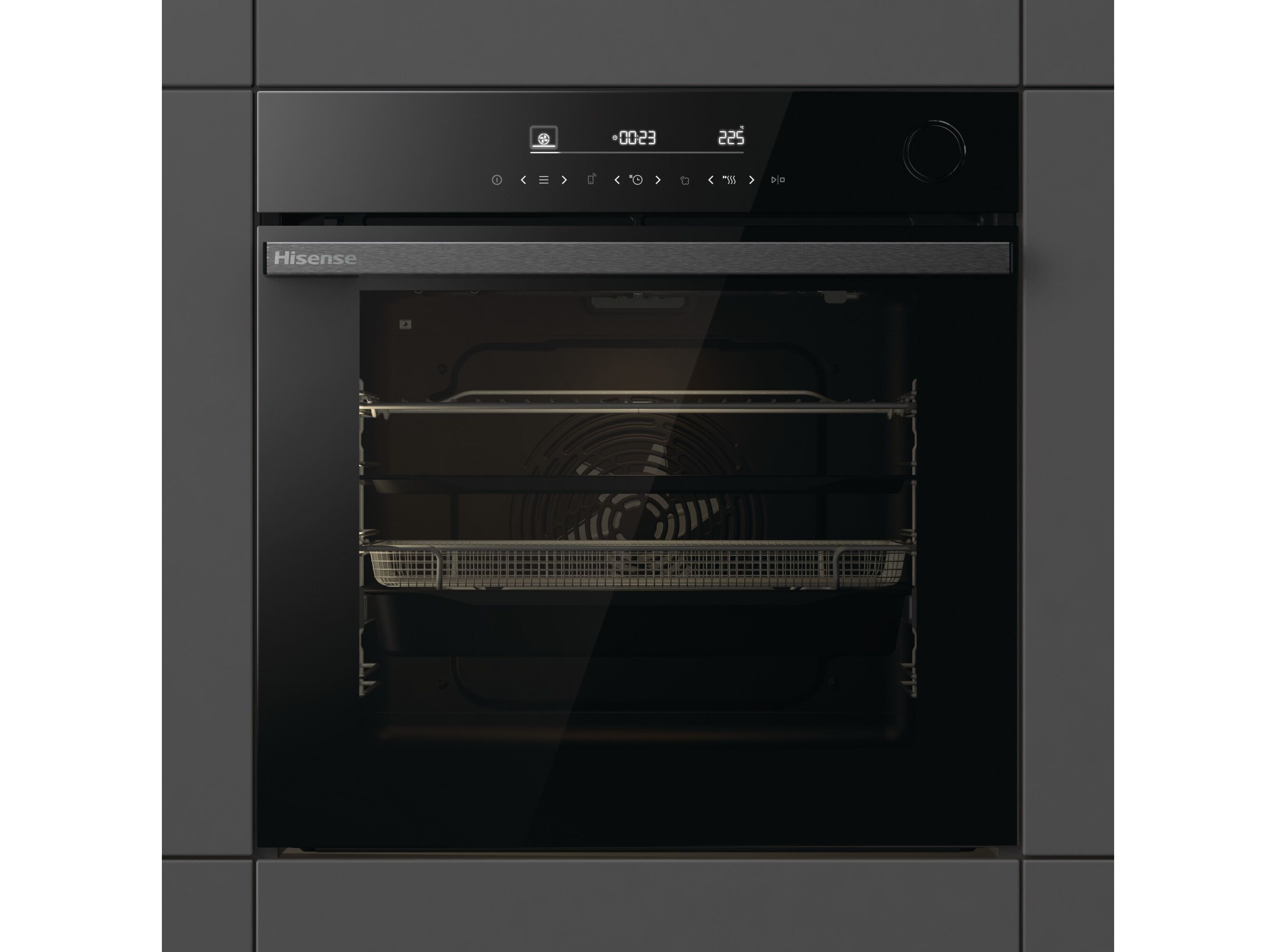 FORNO PIROL&Iacute;TICO HISENSE BSA66346PBGWIFI A+ 77L image number 2