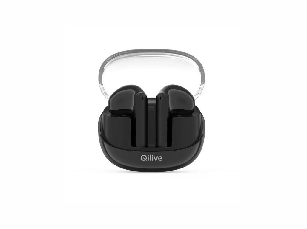 AURICULARES HALF IN EAR QILIVE 600188049 TWS PRETO Q.1049