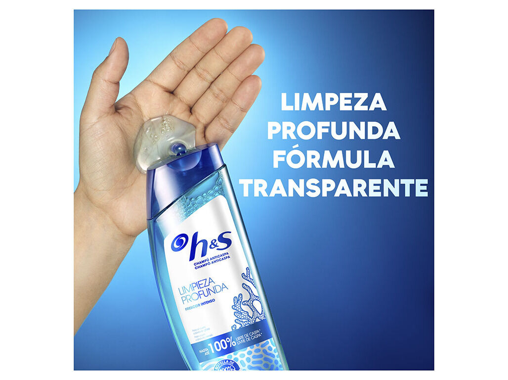 CHAMP&Ocirc; H&S ANTI-CASPA TRANSPARENTE DETOX 300ML image number 2