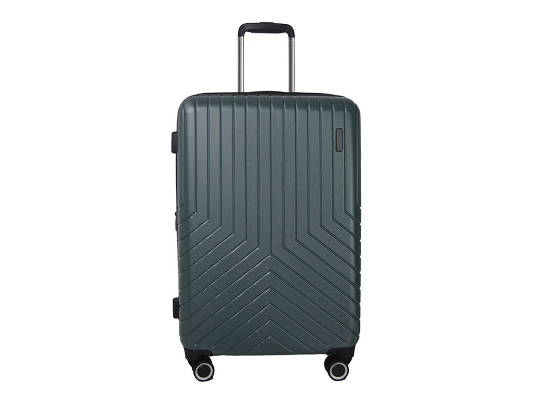 MALA DE VIAGEM R&Iacute;GIDA AIRPORT VERDE METAL 8 RODAS 50X77X30CM image number 0