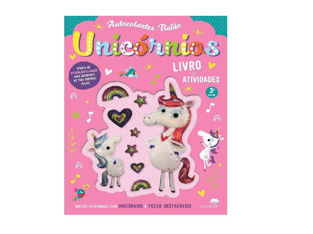 LIVRO AUTOCOLANTES-BAL&Atilde;O UNIC&Oacute;RNIOS -STUART LYNCH image number 0