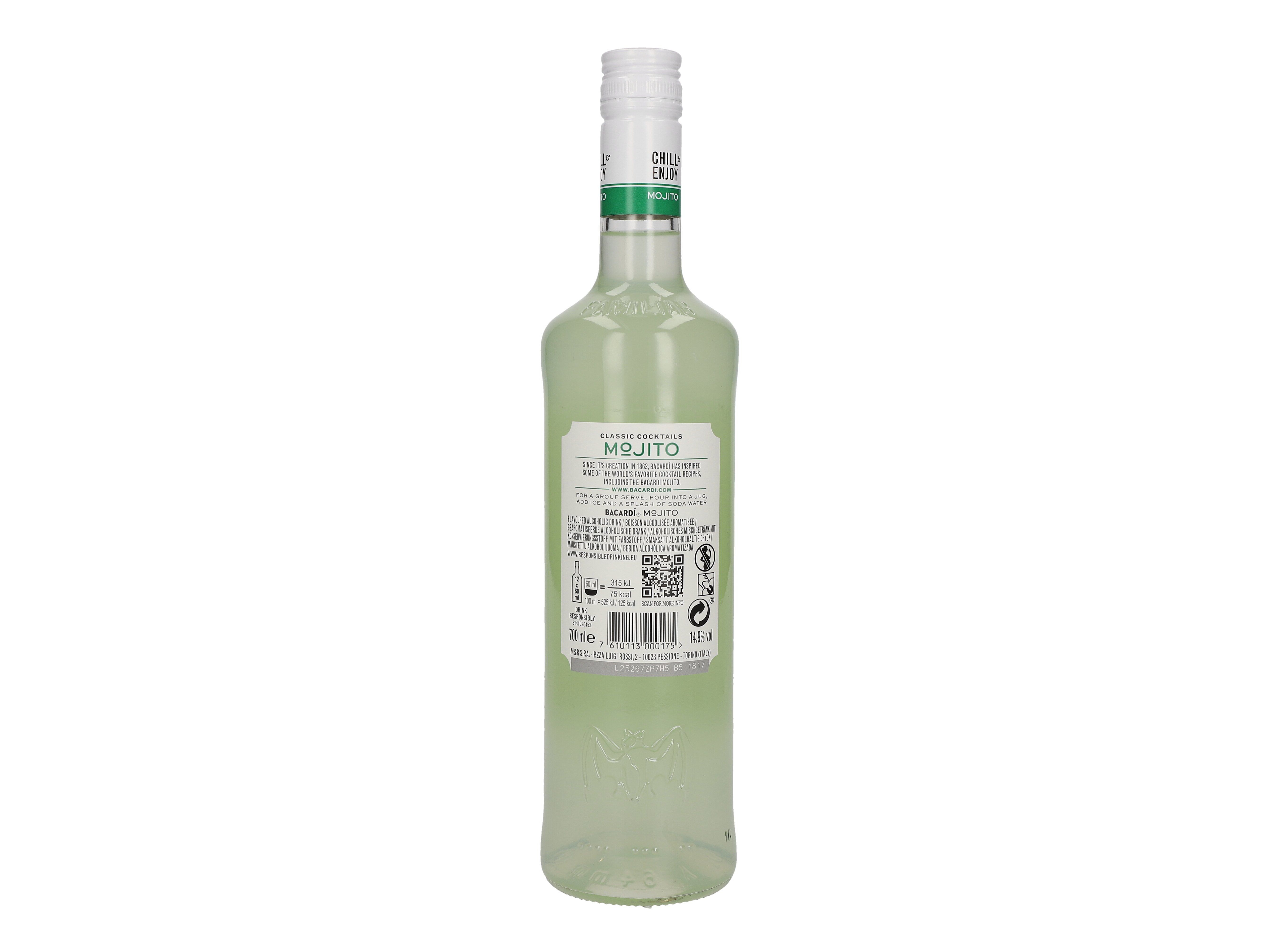 COCKTAIL BACARDI MOJITO 0.70L image number 1