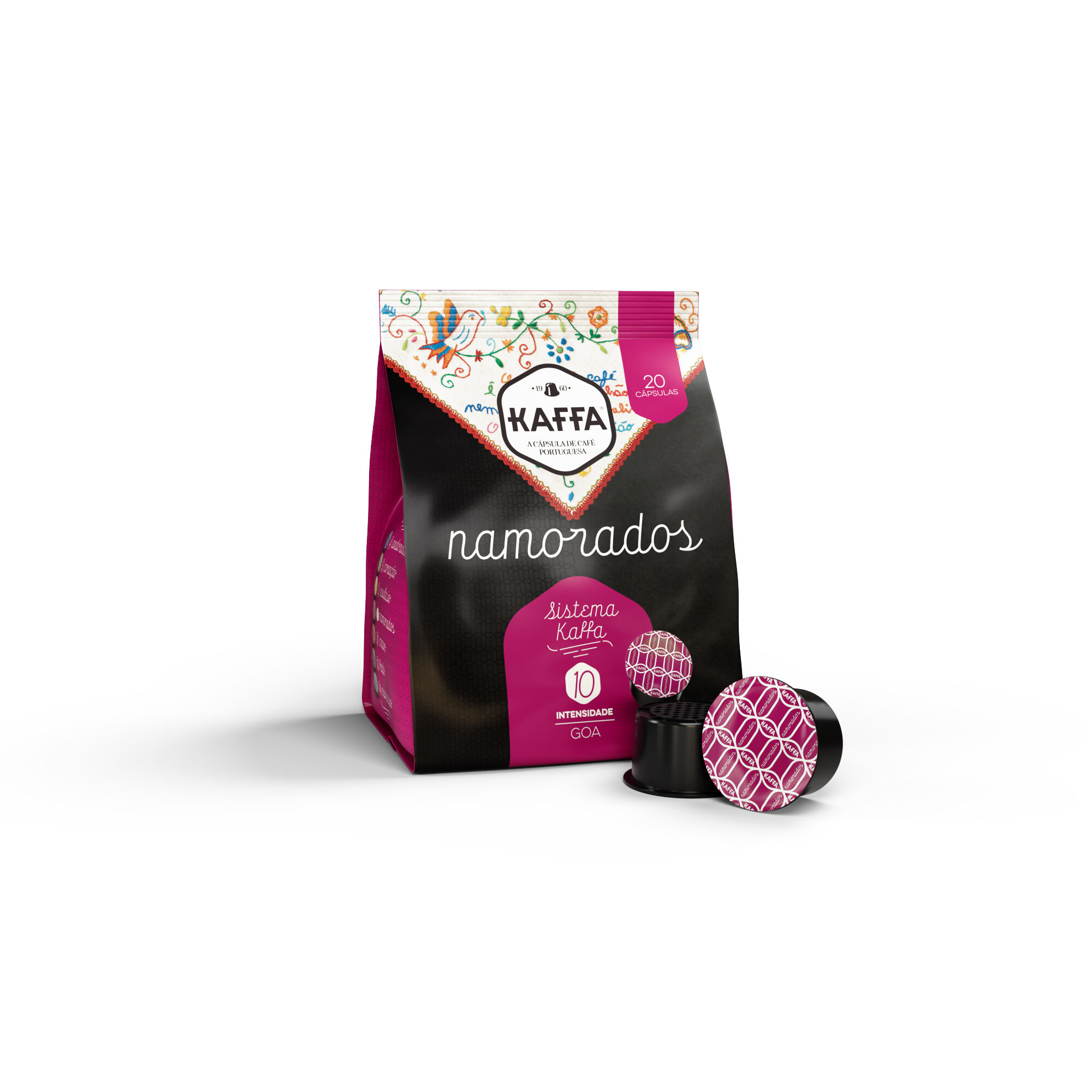 C&Aacute;PSULAS KAFFA CAF&Eacute; SK NAMORADOS GOA INTENSIDADE 10 20UN image number 0