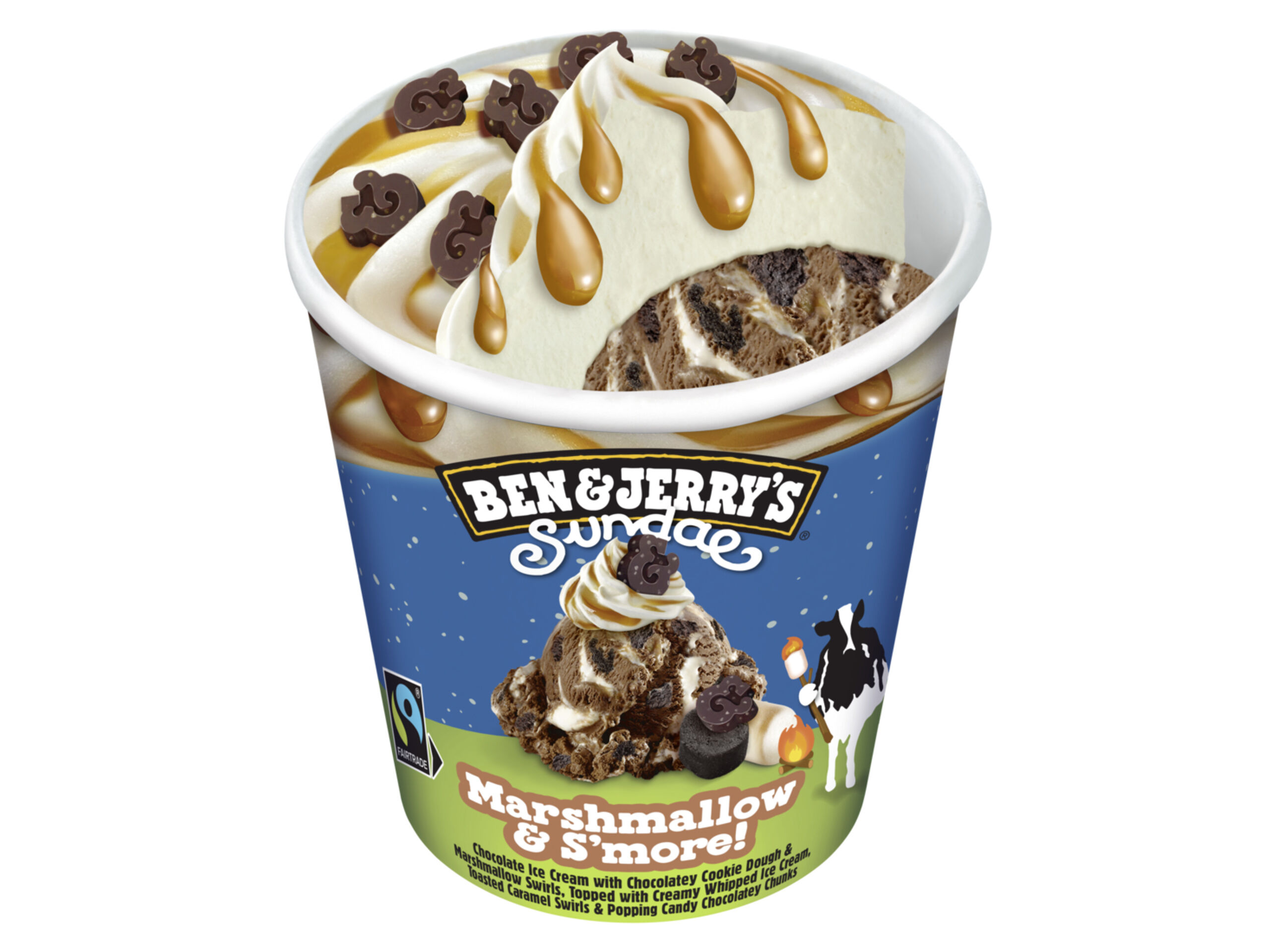 GELADO BEN & JERRY'S MARSHMALLOW & SMORE 427ML image number 1