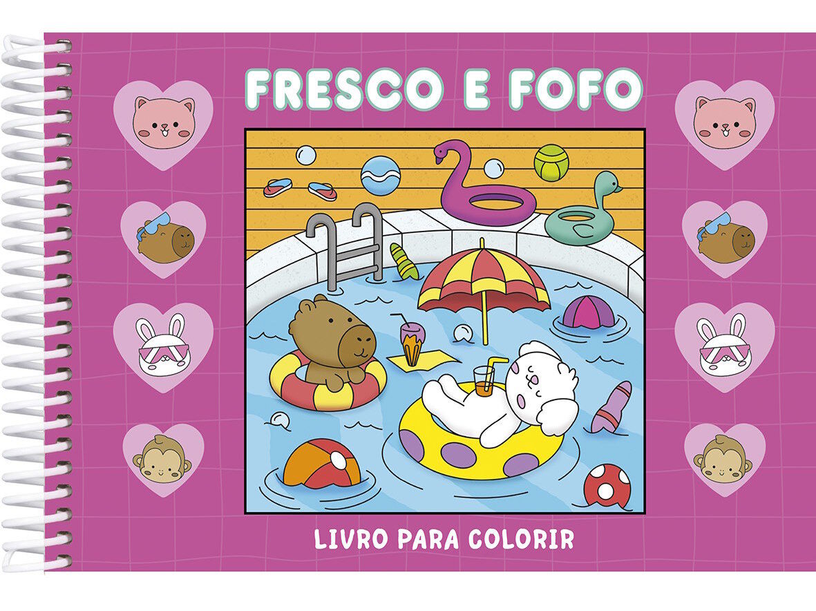 LIVRO FRESCO E FOFO - LIVRO PARA COLORIR image number 1