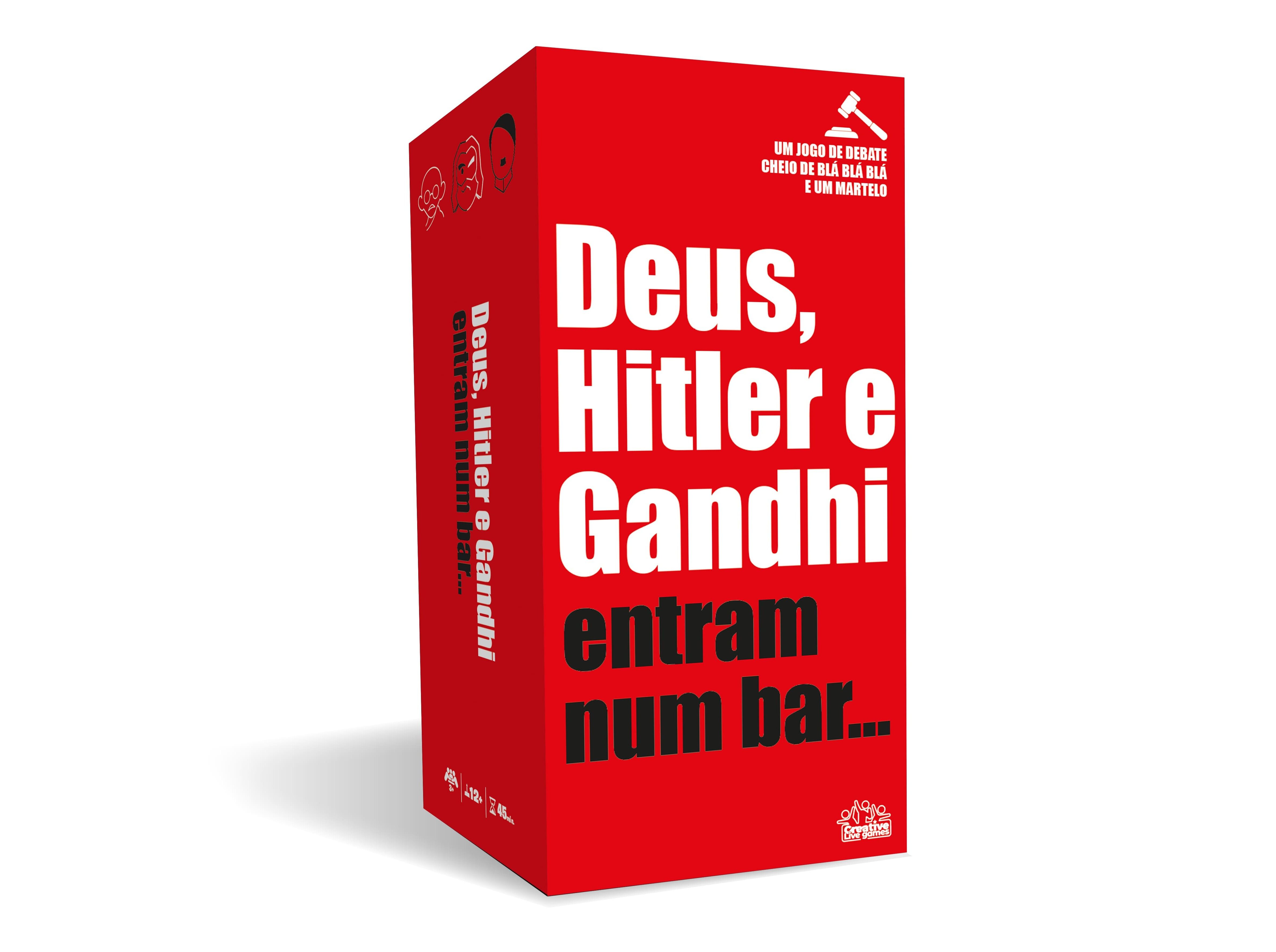 JOGO DEUS HITLER E GANDHI ENTRAM NUM BAR... CREATIVE TOYS