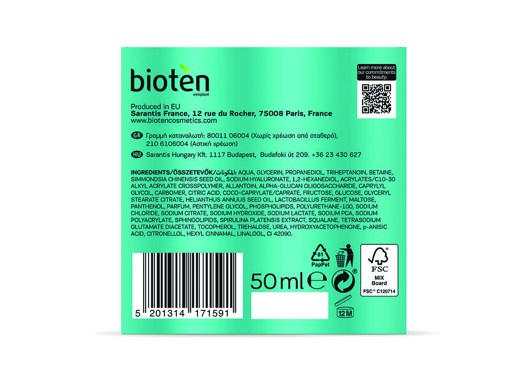 CREME ROSTO DIA BIOTEN HYDRO XCELL 50 ML image number 1