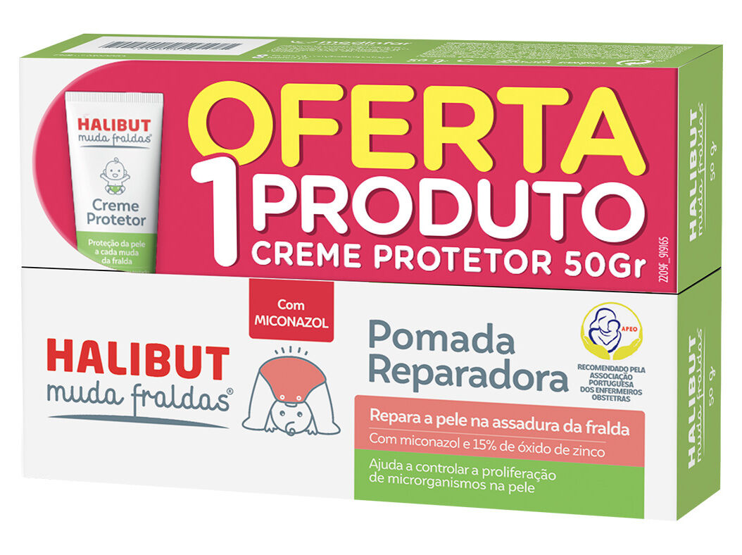 POMADA HALIBUT MUDA FRALDA MICONAZOL 50 G OF image number 0