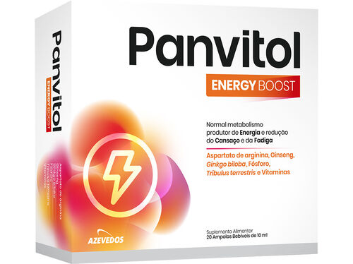 SUPLEMENTO PANVITOL ENERGY BOOST AMPOLAS 20X10ML image number 0