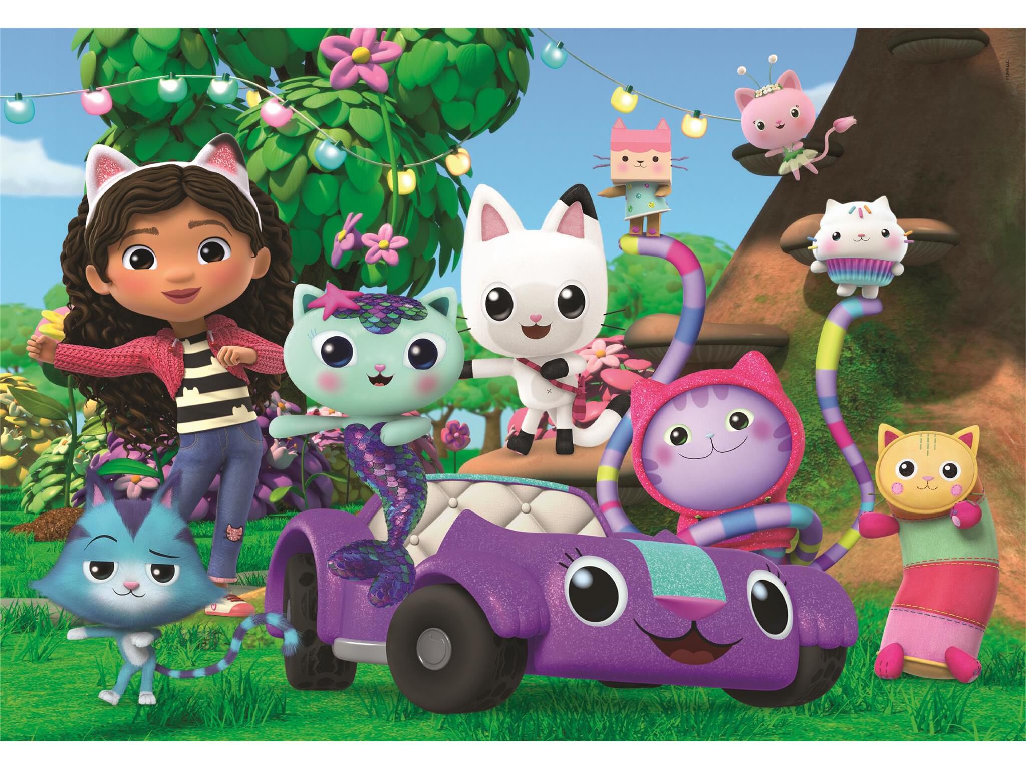 PUZZLE GABBY'S DOLLHOUSE CLEMENTONI 104 PE&Ccedil;AS image number 1