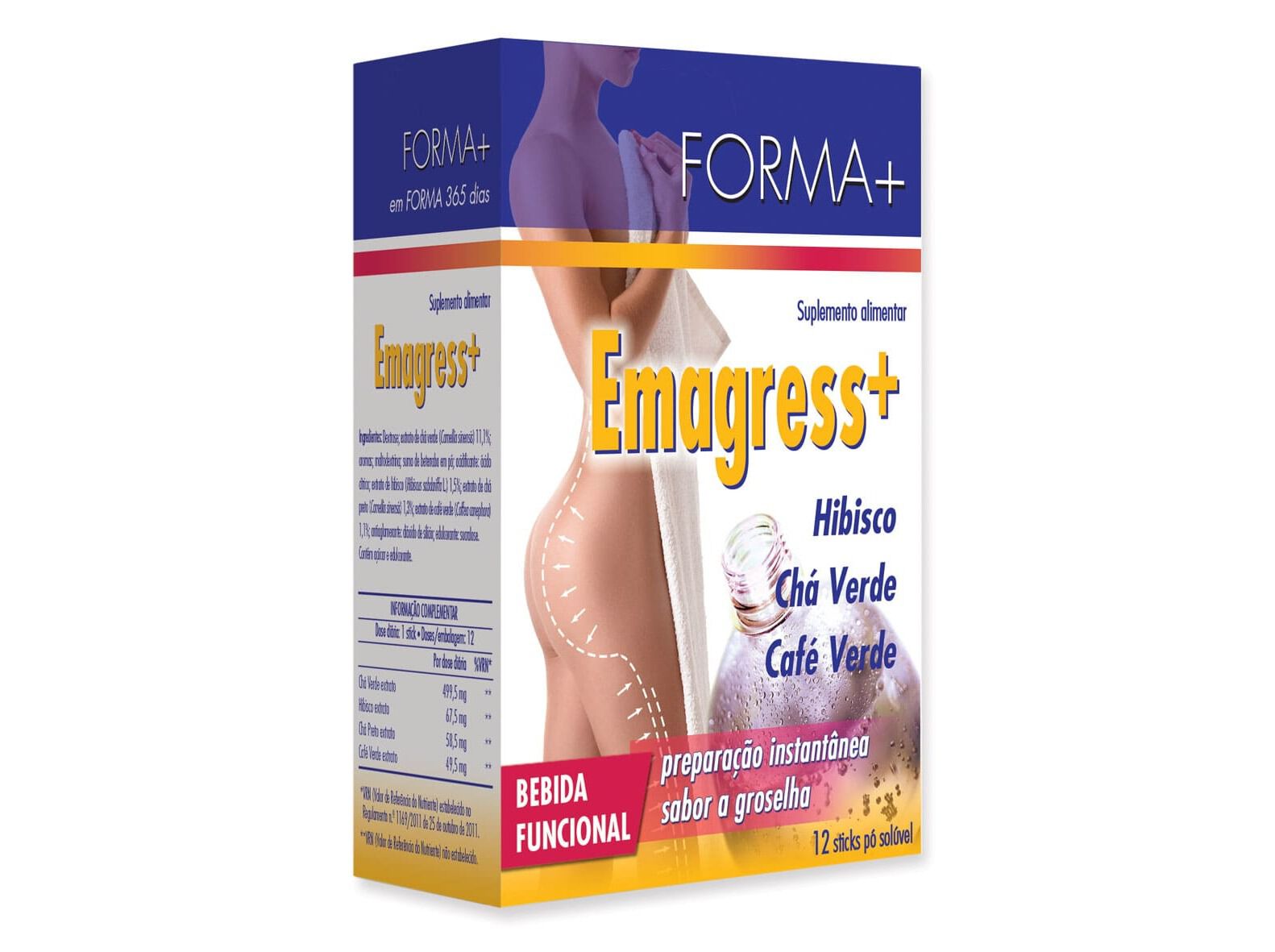 SUPLEMENTO FORMA+ EMAGRESS+ SOL&Uacute;VEL 10 SAQ image number 0