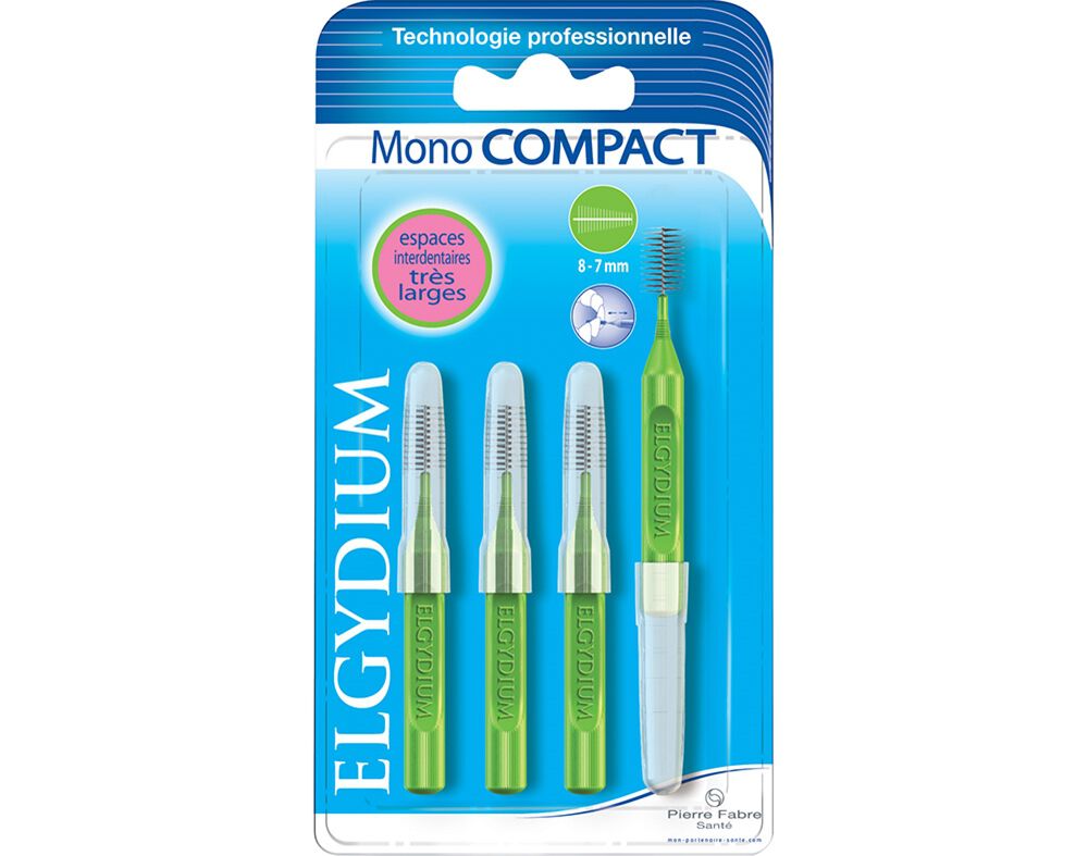 ESCOVILH&Otilde;ES ELGYDIUM MONO COMPACT VERDE 4UN image number 0