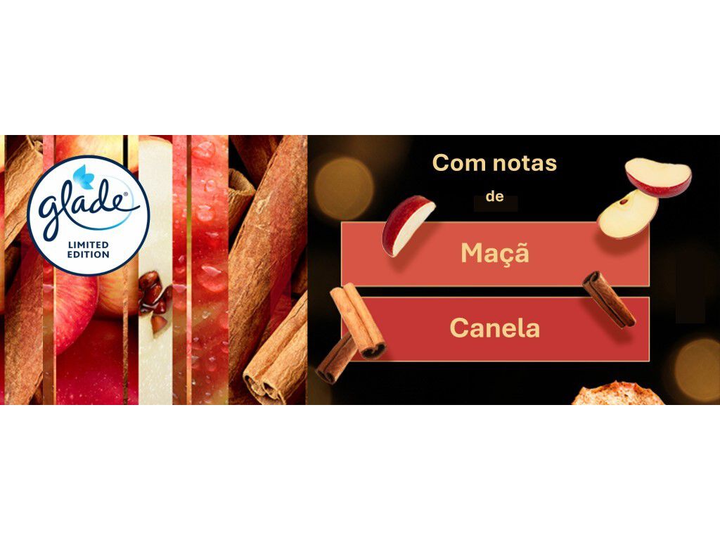 VELA AMBIENTADORA GLADE WARM APPLE PIE 1UN image number 2