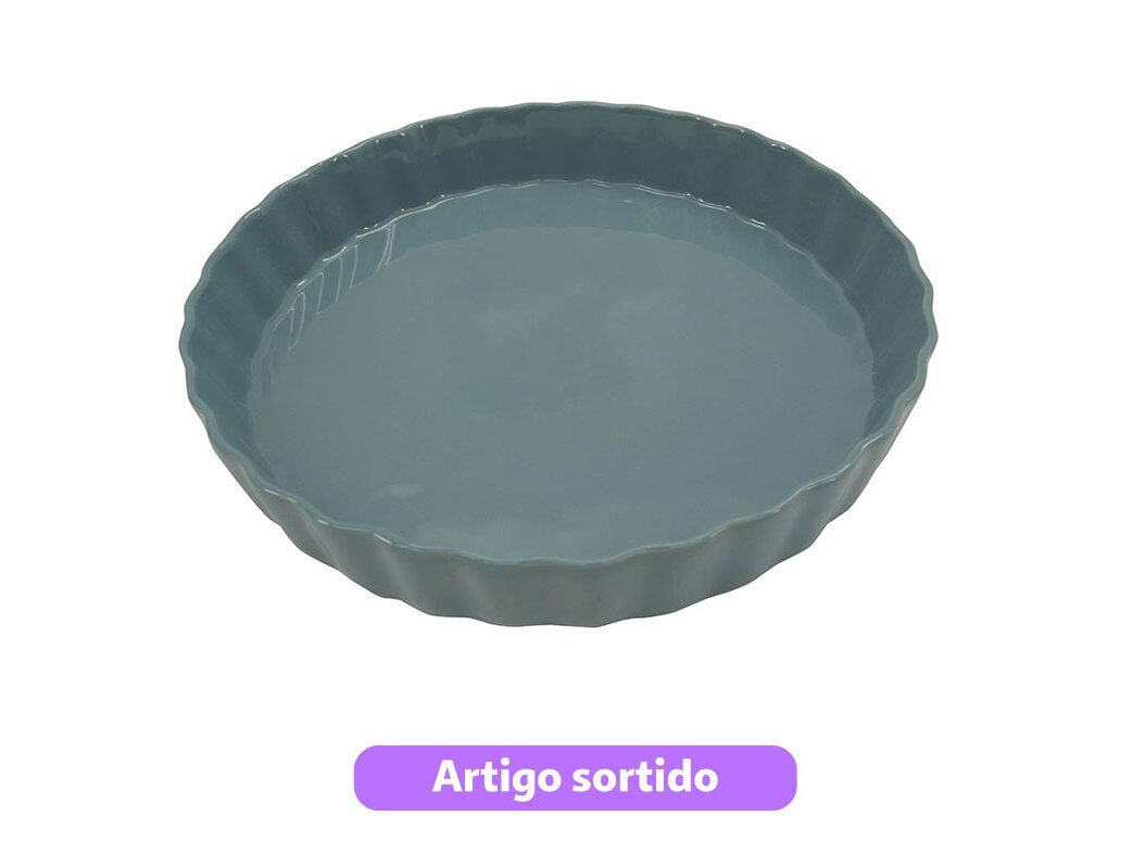 FORMA TARTE ACTUEL CER&Acirc;MICA 27CM CORES SORTIDAS image number 1