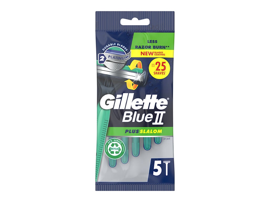 M&Aacute;QUINA DE BARBEAR DESCART&Aacute;VEL BLUEII SLALOM GILLETTE 5 UN