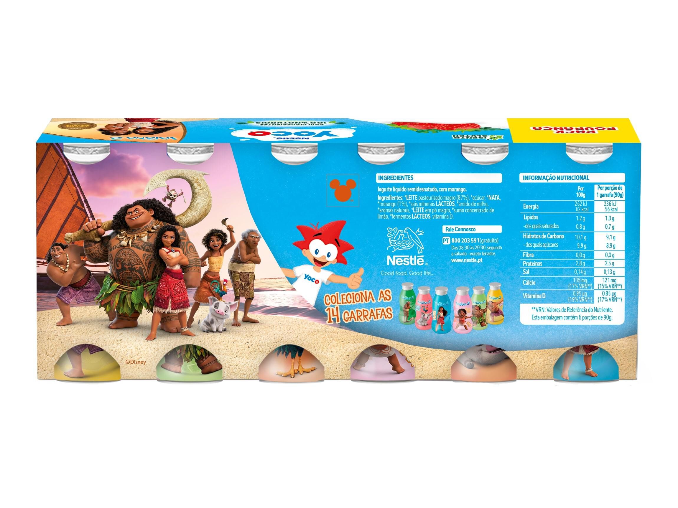 IOGURTE INFANTIL YOCO MORANGO SUMMER 12X90ML image number 1