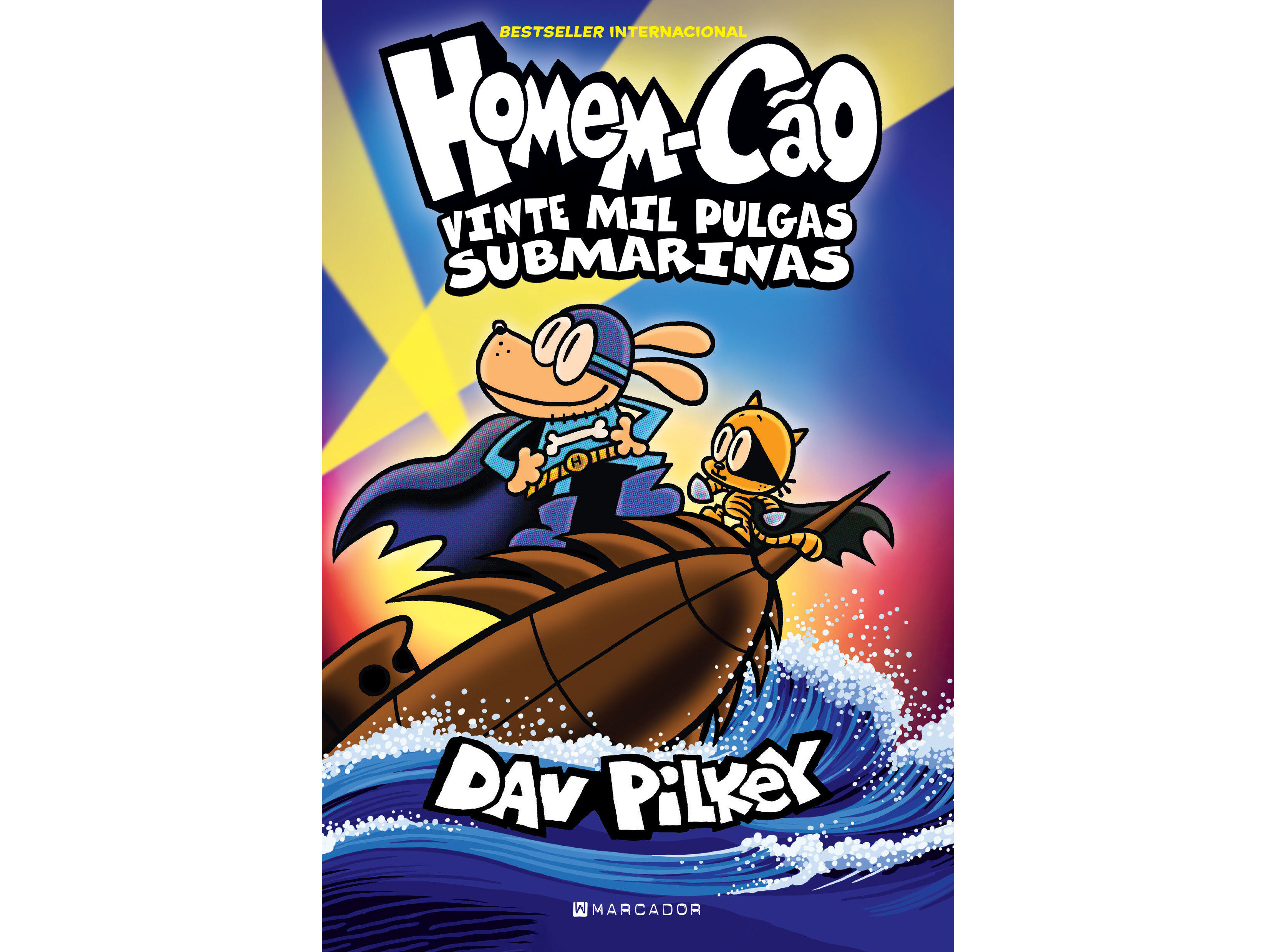 LIVRO VINTE MIL PULGAS SUBMARI DE DAV PILKEY image number 0