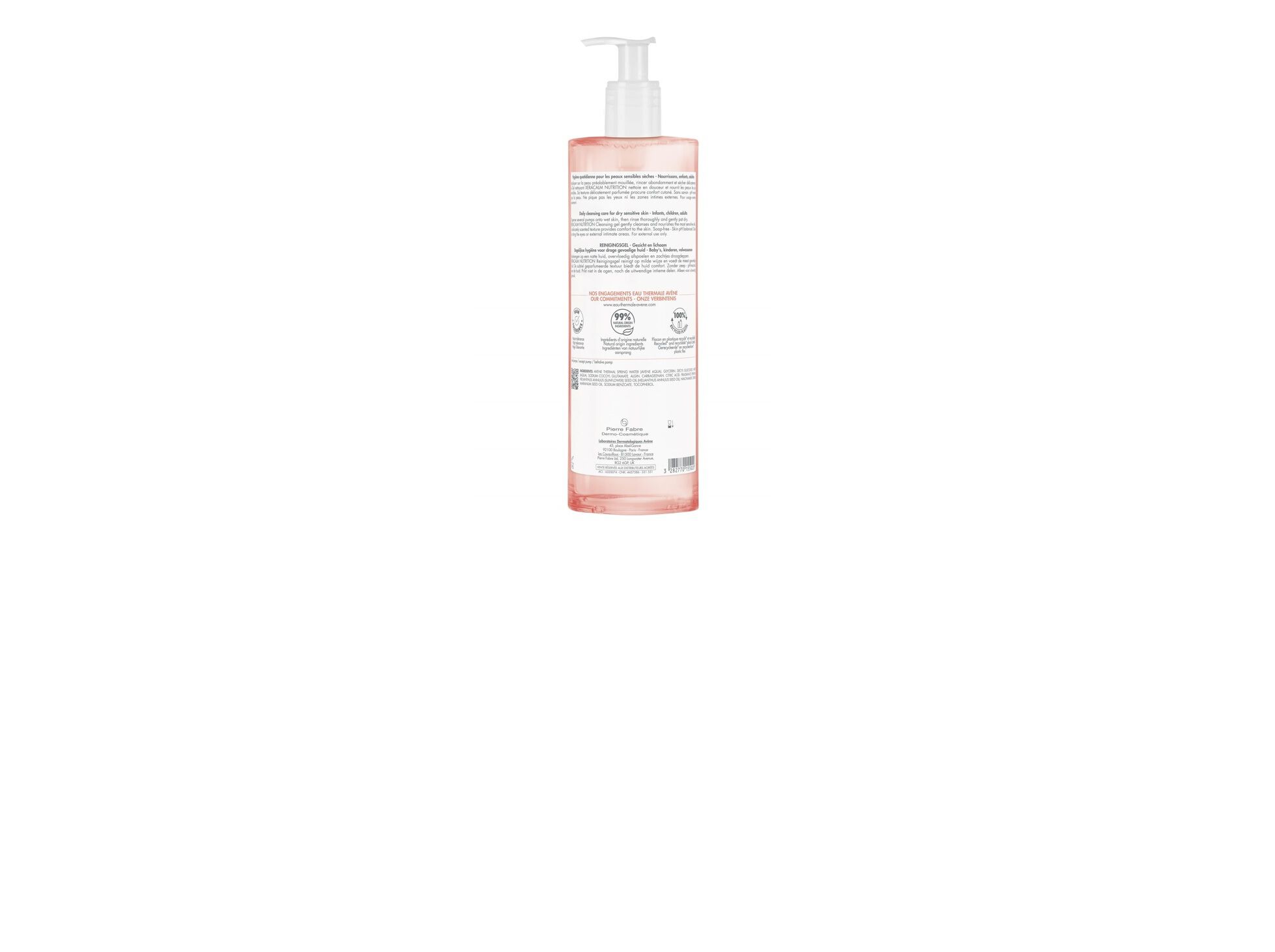 GEL LIMPEZA AVENE XERACALM NUTRITION 750ML image number 1