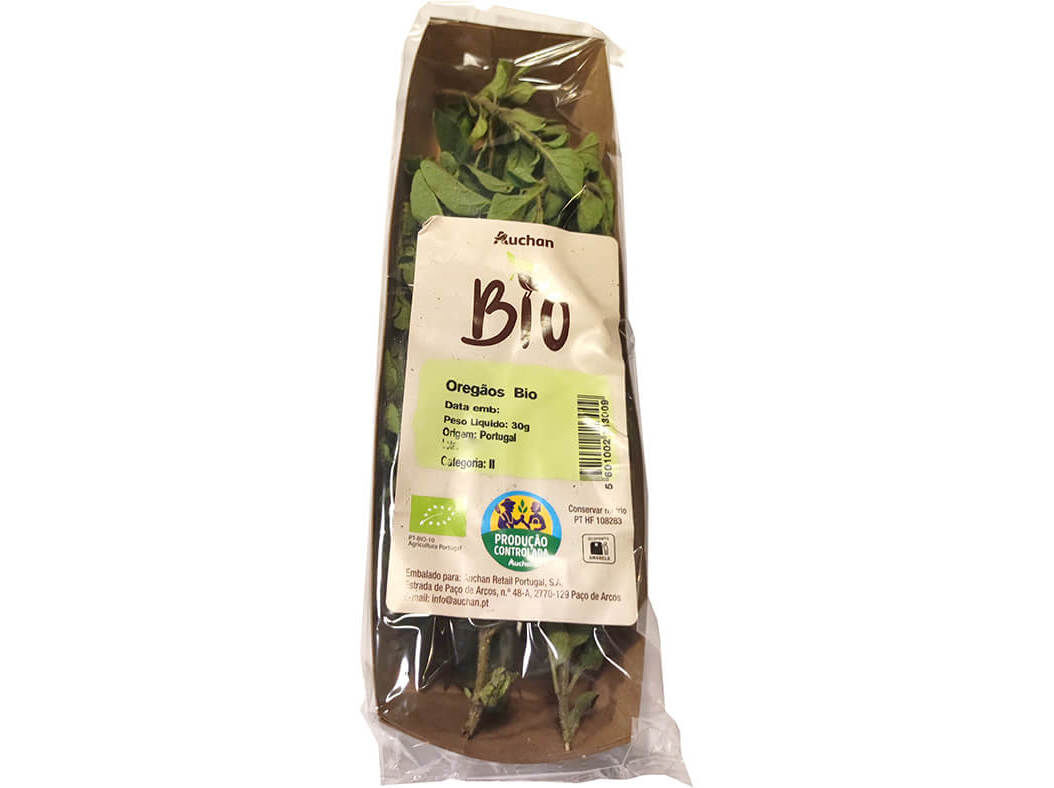 OR&Eacute;G&Atilde;O AUCHAN BIO CULTIVAMOS O BOM 30 G