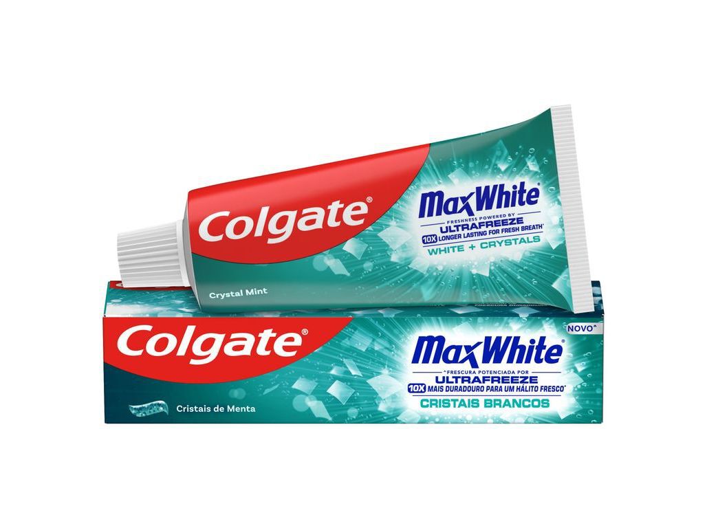 PASTA DE DENTES BRANQUEADORA MAX WHITE COLGATE 75ML
