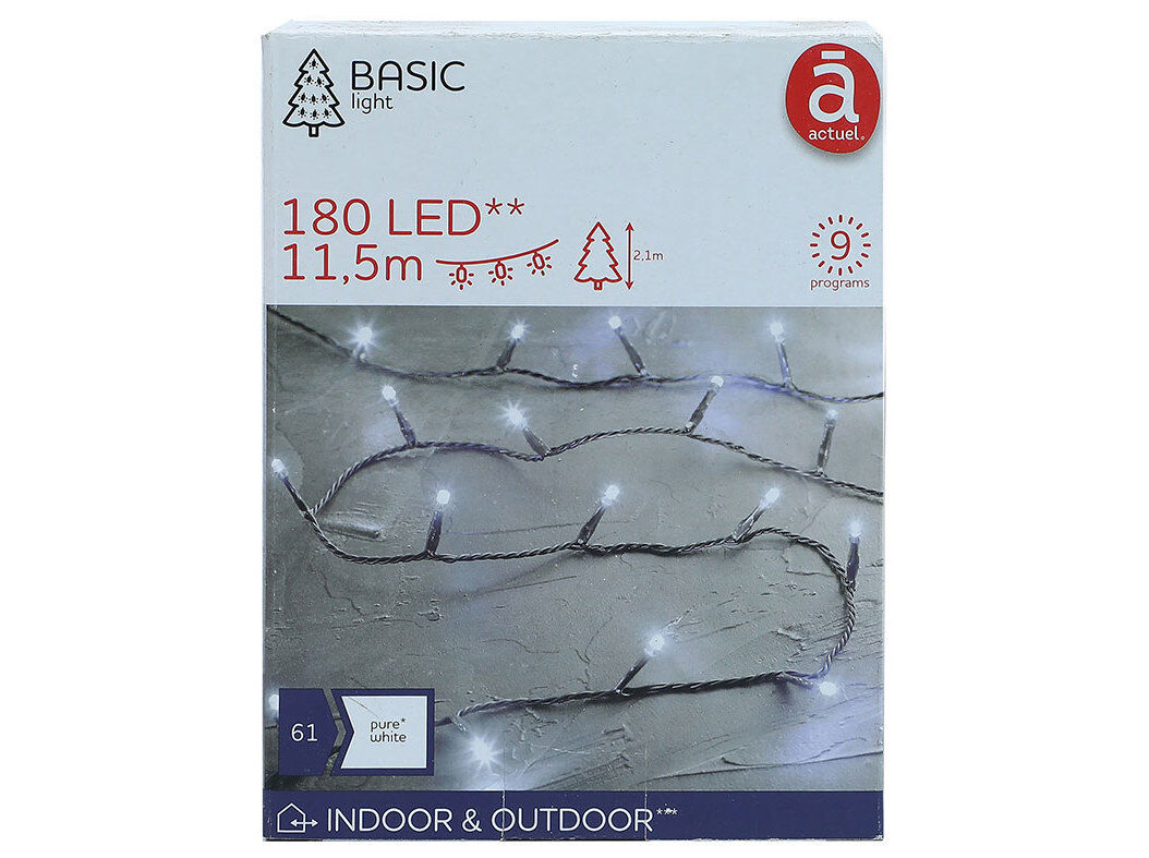 LUZES BRANCAS ACTUEL EXTERIOR 180LED image number 1