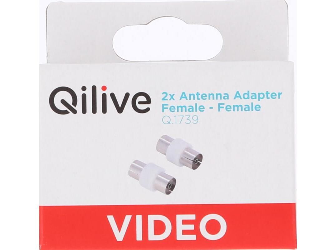 2 ADAP. COAXIAL F-F QILIVE Q.1739 G4217945 BRANCO image number 1