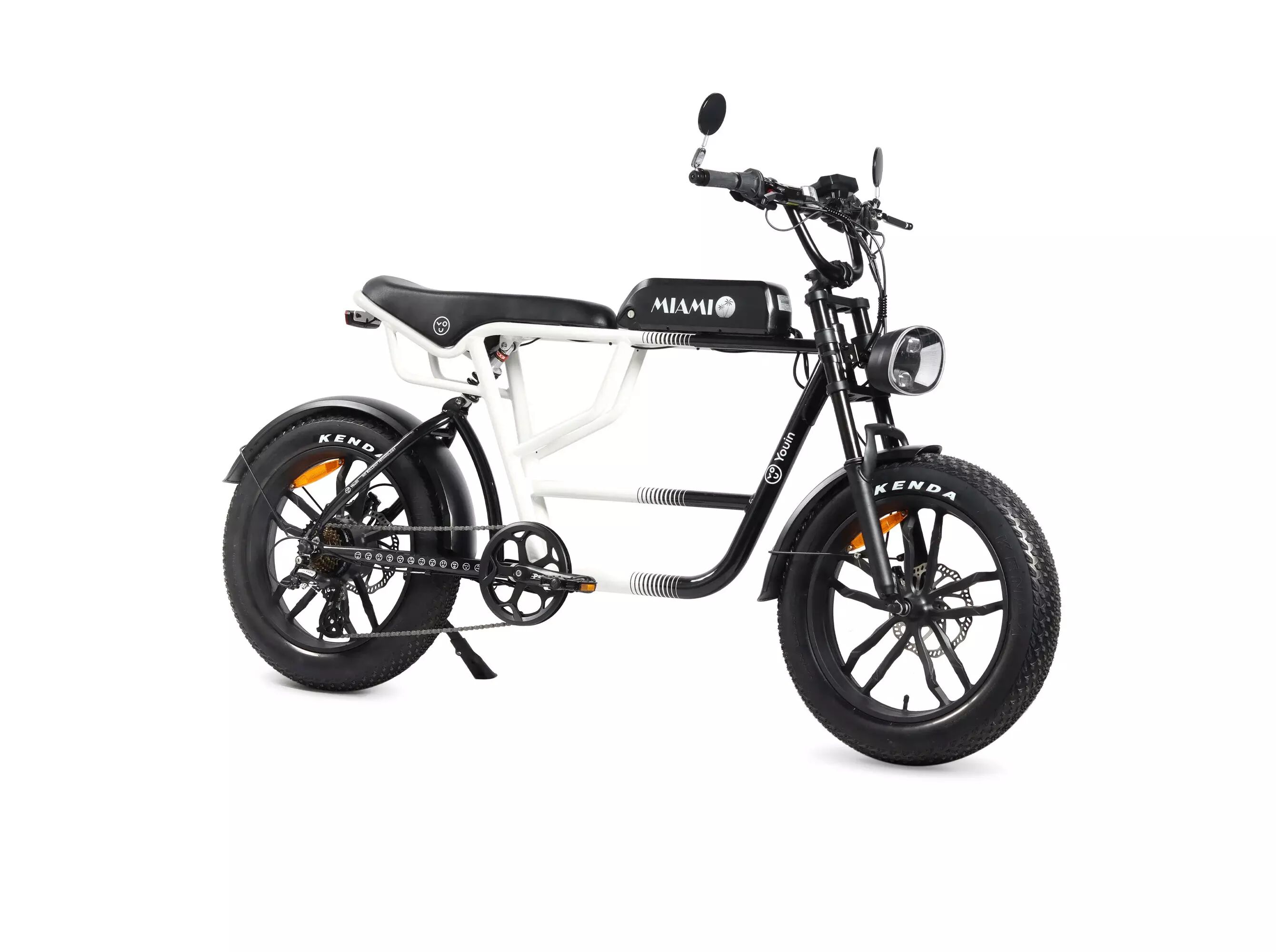 BICICLETA EL&Eacute;TRICA YOUIN BK7000 BRANCA MIAMI