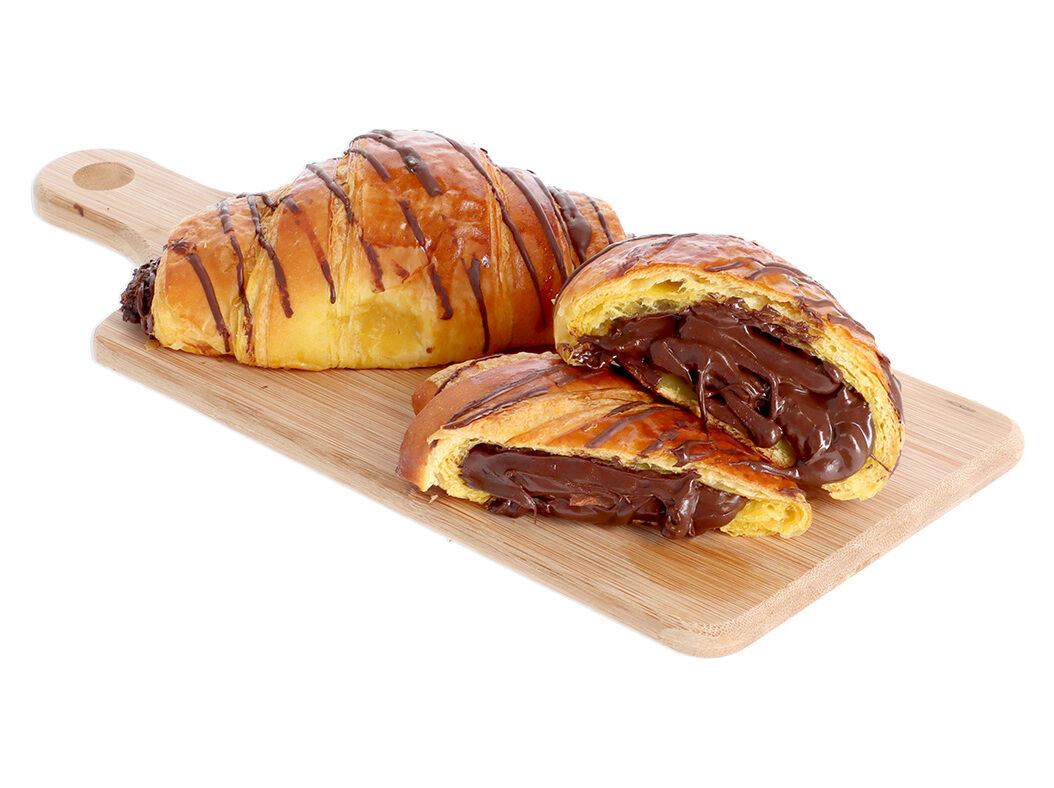 CROISSANT DA CASA COM CHOCOLATE PRODU&Ccedil;&Atilde;O PR&Oacute;PRIA UN
