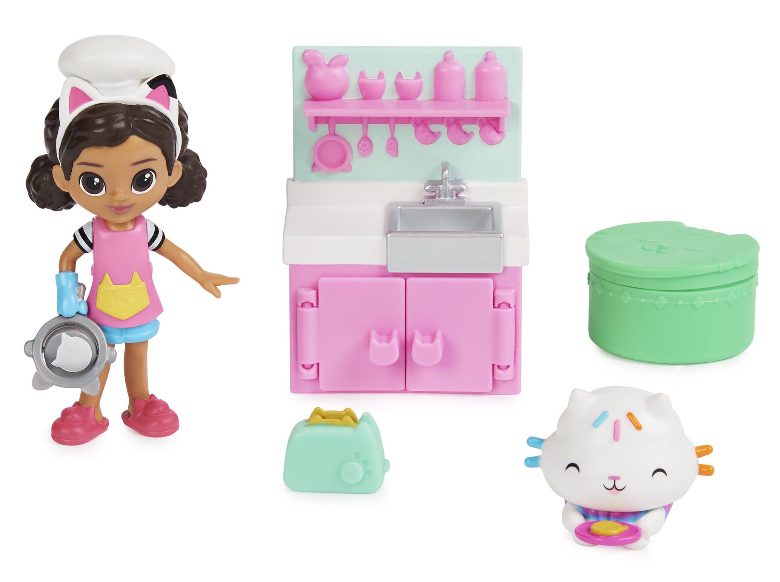 CONJUNTO DE FIGURAS COM ACESS&Oacute;RIOS GABBYS DOLLHOUSE MODELOS SORTIDOS image number 5