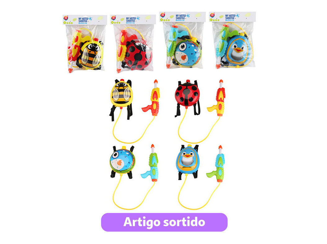PISTOLA DE &Aacute;GUA ANIMAIS ONE TWO FUN 26X17.5X5CM MODELOS SORTIDOS