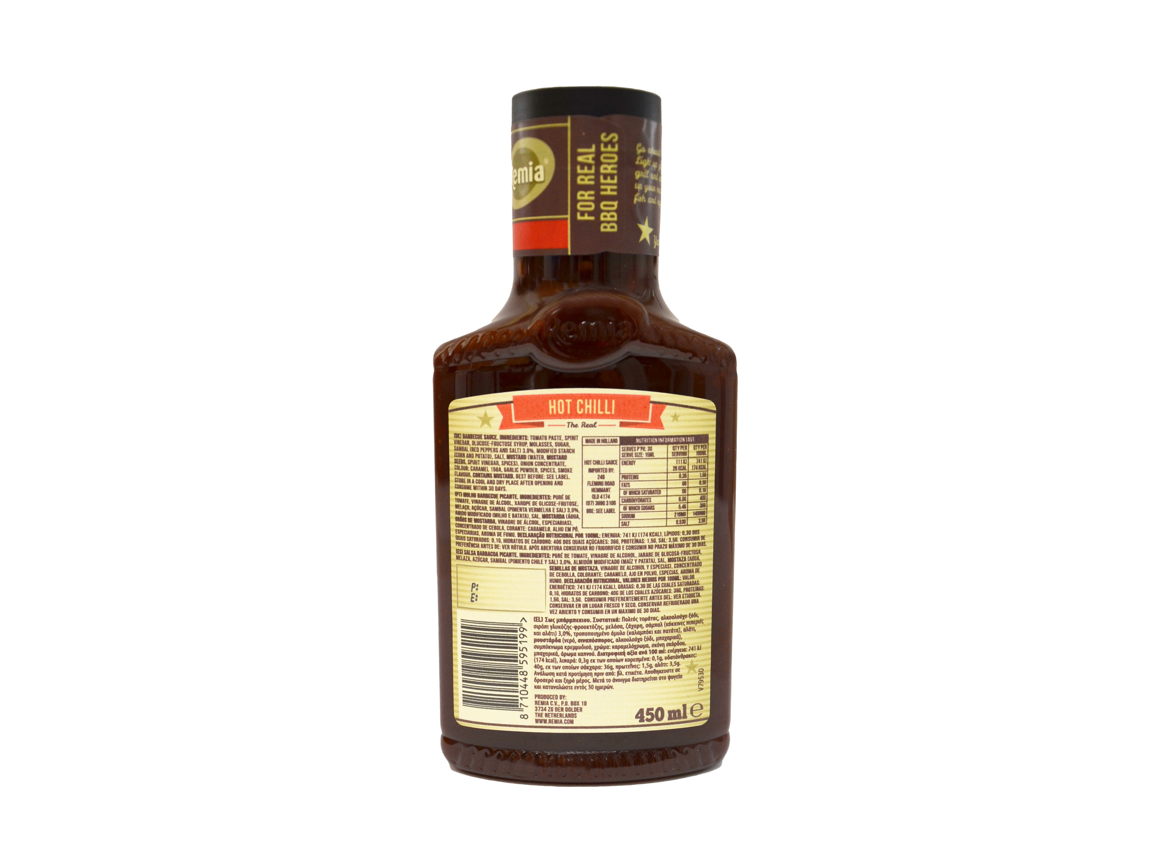 MOLHO REMIA RED HOT BOSS PICANTE 450ML image number 1