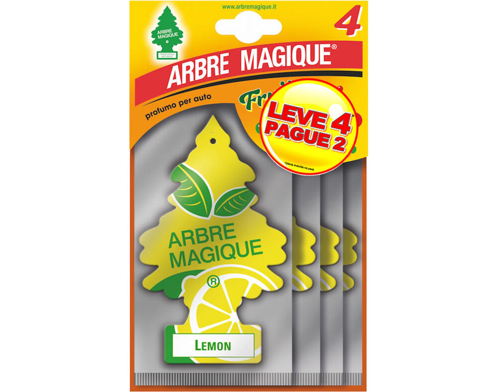 AMBIENTADOR AUTOM&Oacute;VEL ARBRE MAGIQUE QUATTRO LIM&Atilde;O 20G image number 0