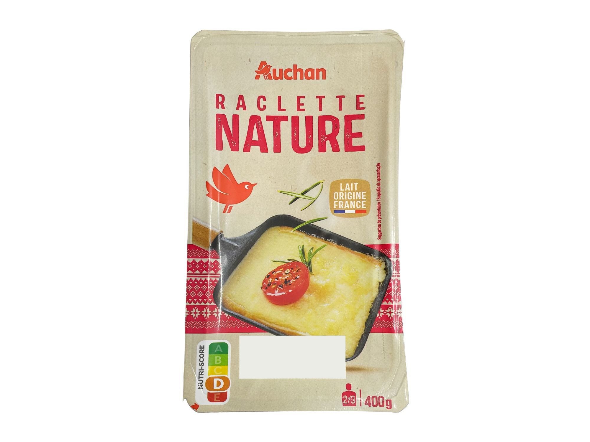 QUEIJO RACLETE AUCHAN FATIAS 400G