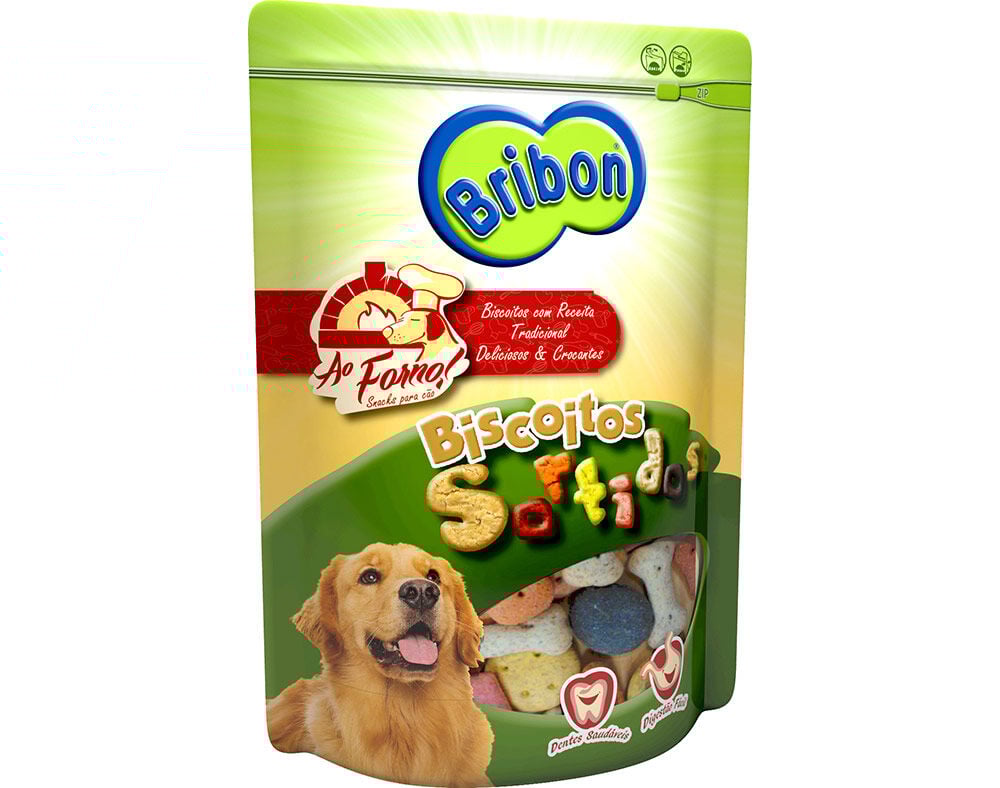 SNACKS PARA C&Atilde;O BRIBON AO FORNO BISCOITOS SORTIDOS 200G image number 0