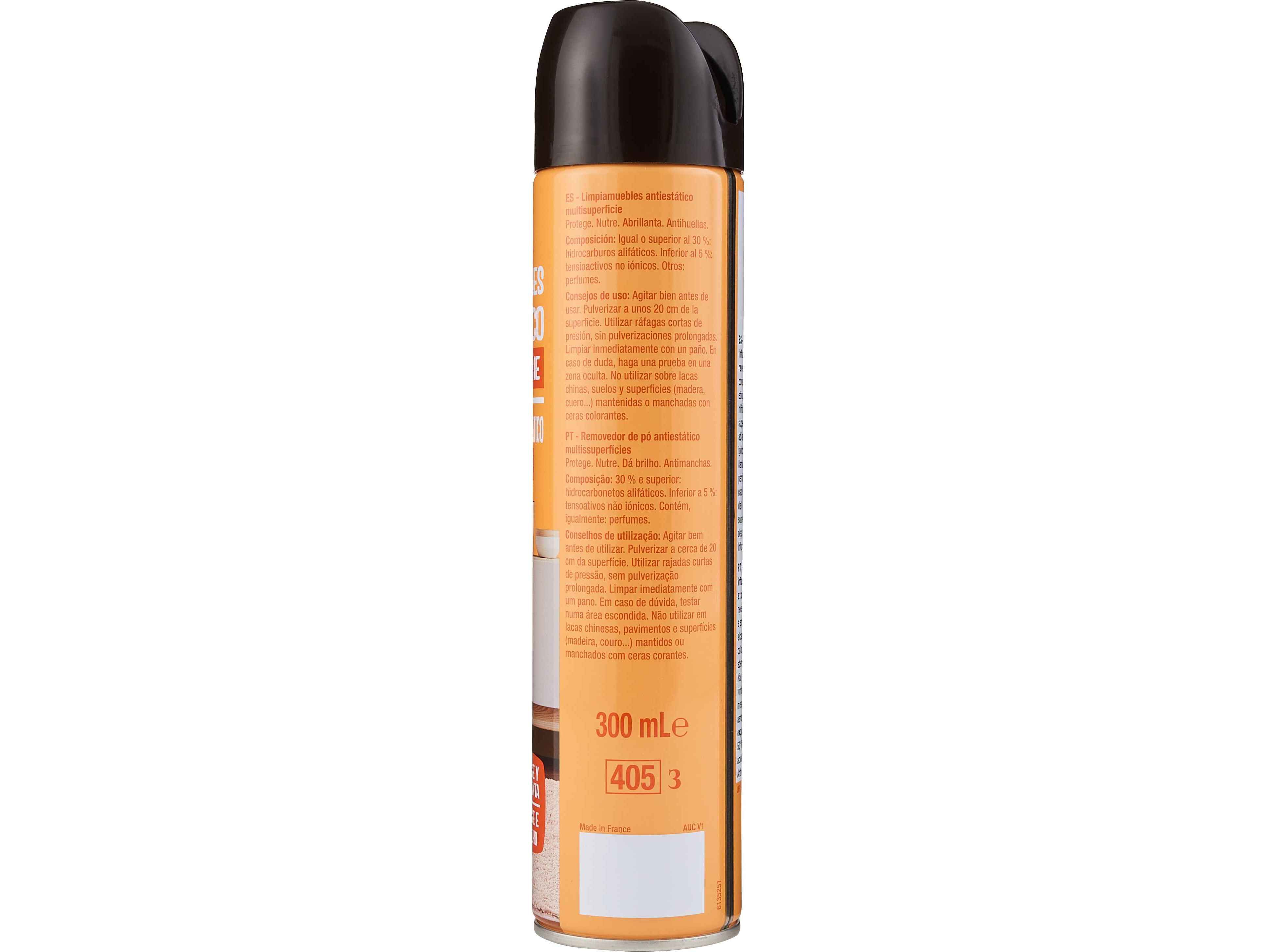 LIMPA M&Oacute;VEIS AUCHAN AEROSOL 300ML image number 1