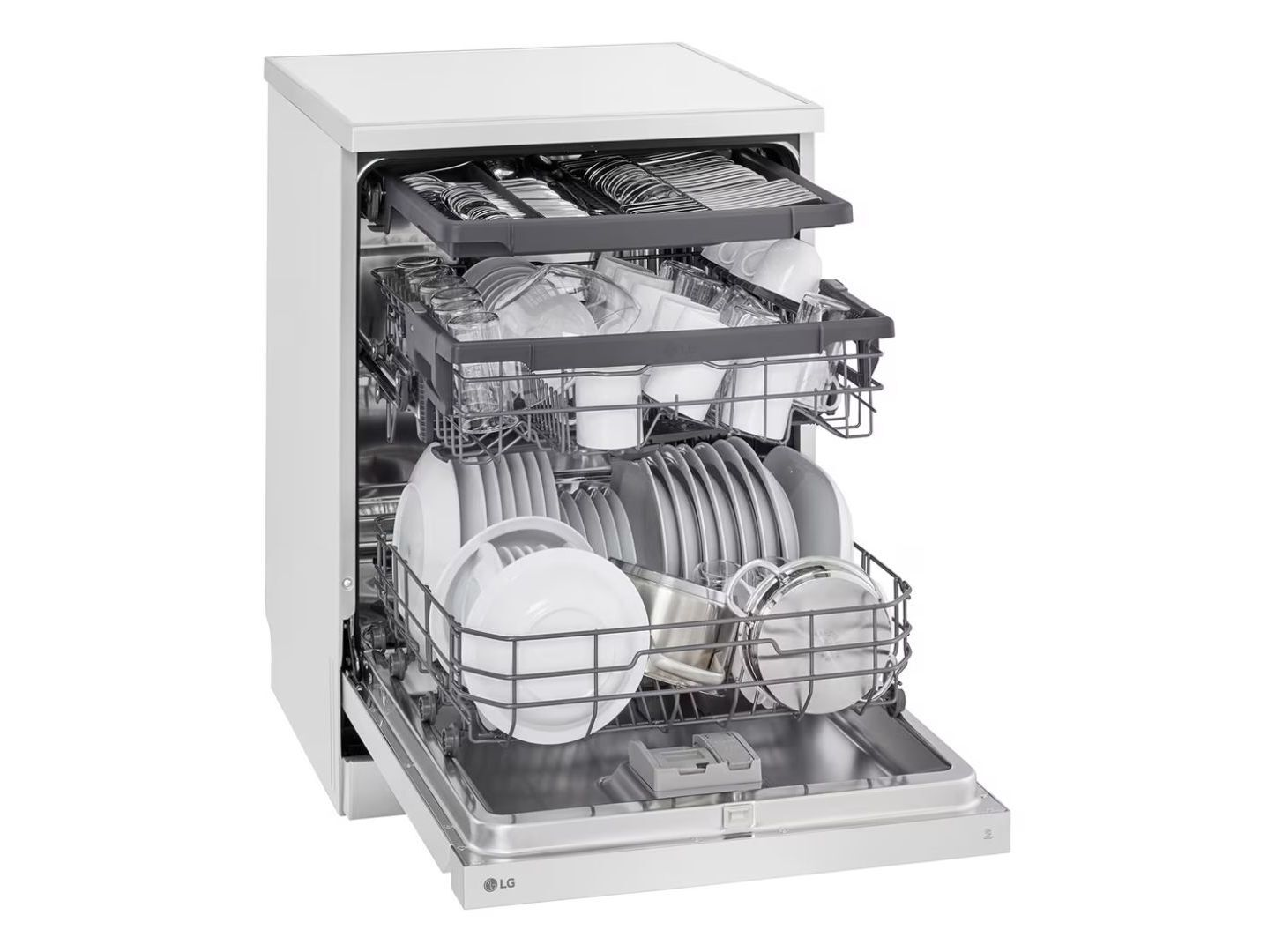 M&Aacute;QUINA LAVAR LOI&Ccedil;A LG DF273FW BRANCO A 14 CONJUNTOS image number 3