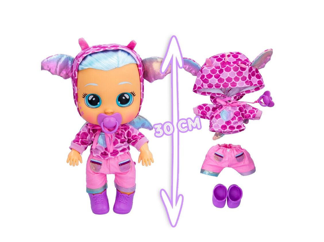 BONECA DRESSY FANTASY BRUNY CRY BABIES image number 2