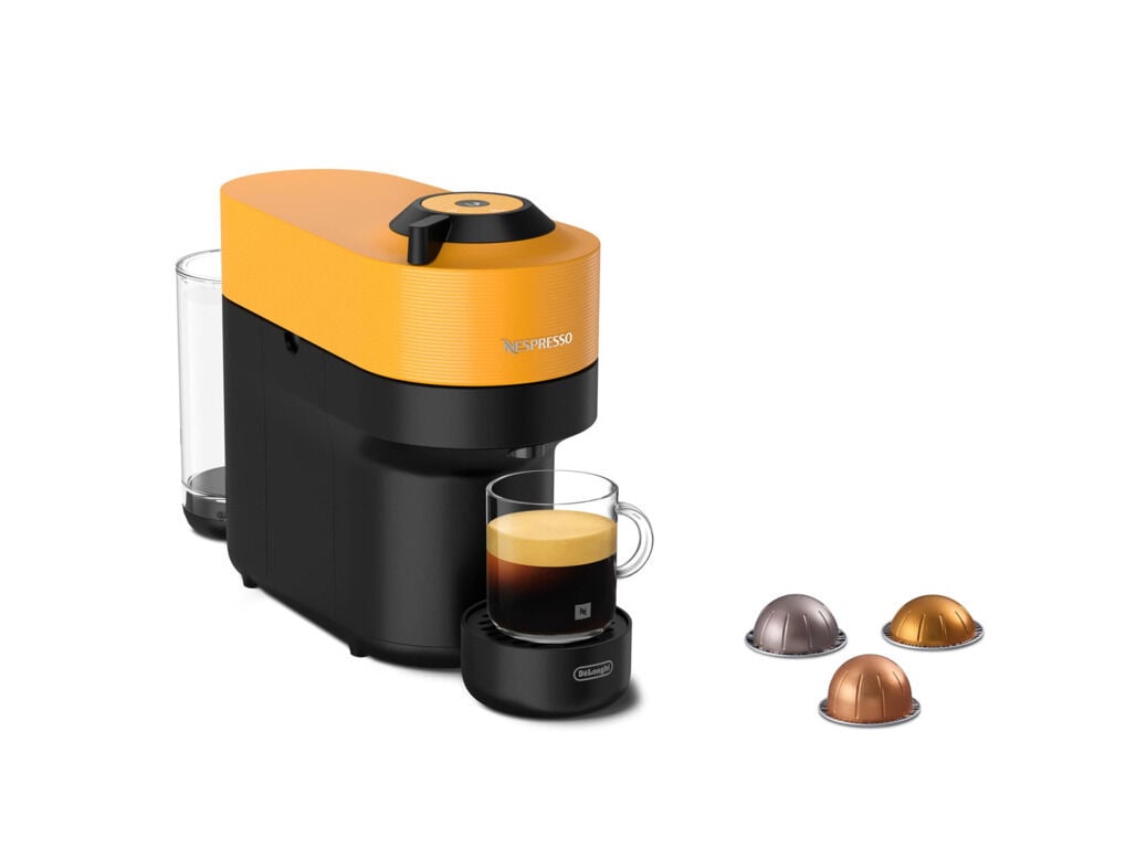 M&Aacute;QUINA DE CAF&Eacute; NESPRESSO DE'LONGHI VERTUO POP ENV90.Y AMARELA