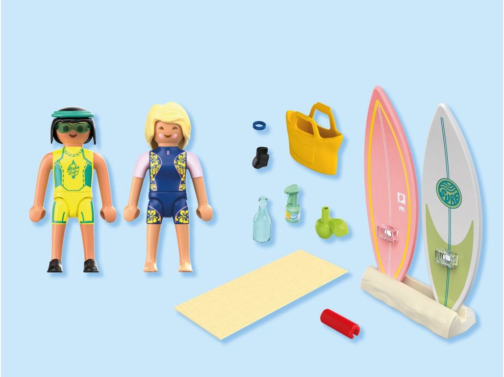 PEQUENA ESCOLA SURF PLAYMOBIL 71907 image number 1