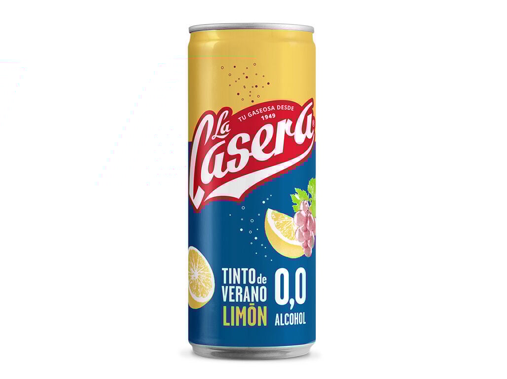 BEBIDA SEM ALCOOL LA CASERA TINTO VER LIM&Atilde; 0% 0.33L (SDR)