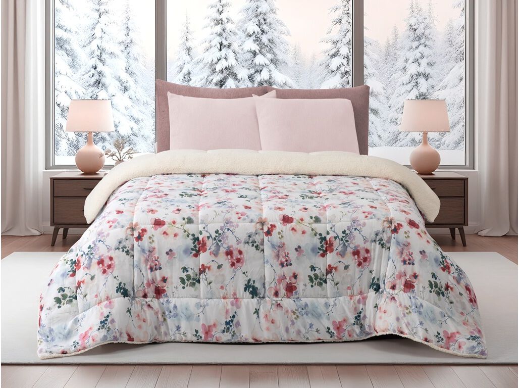 EDRED&Atilde;O MICROFIBRA SHERPA HOMESPECIAL ESTAMPADO 220X240CM