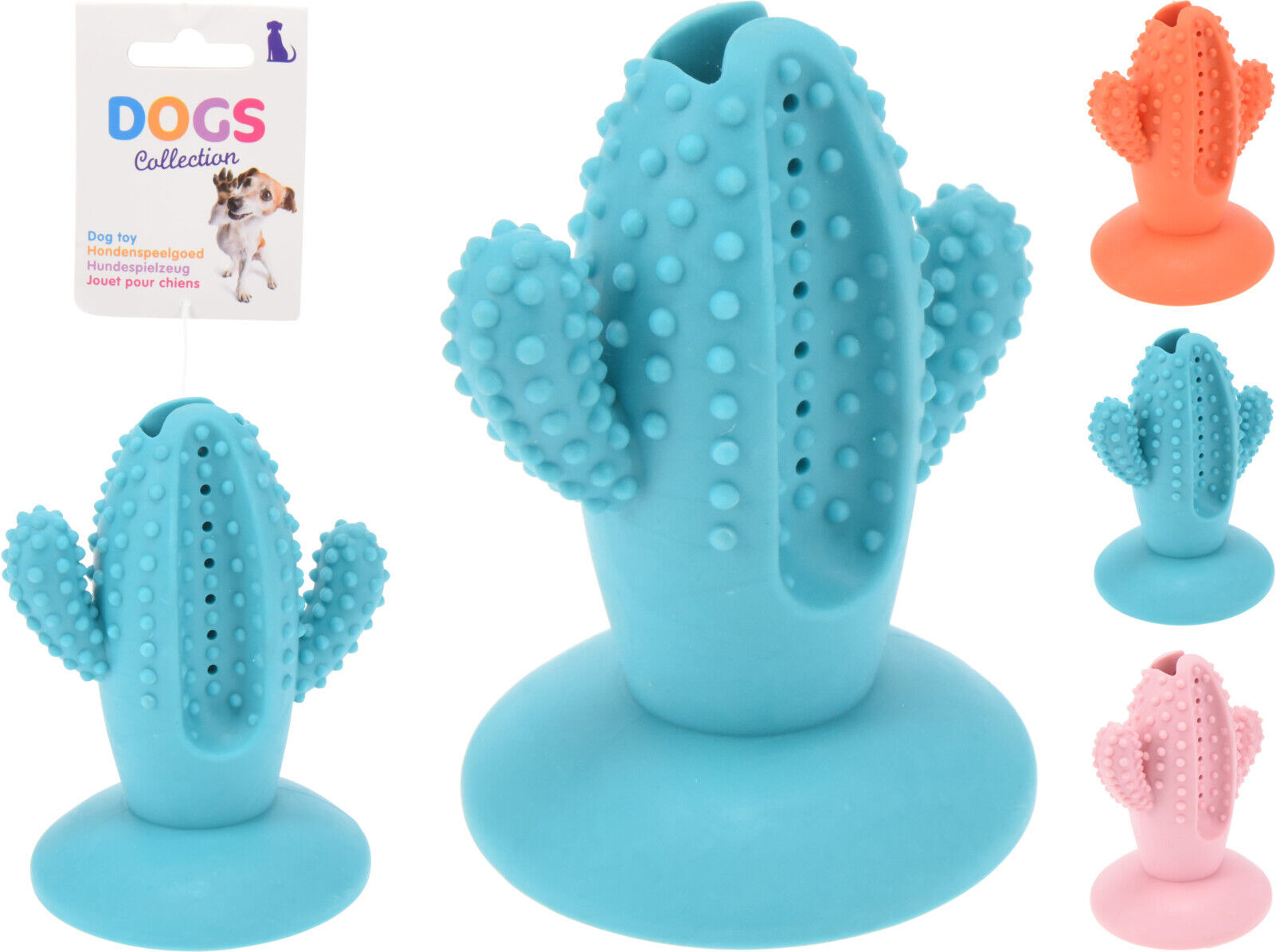BRINQUEDO C&Atilde;O DOGS COLLECTION CACTO 10.5X9.5X13.8CM CORES SORTIDAS image number 1