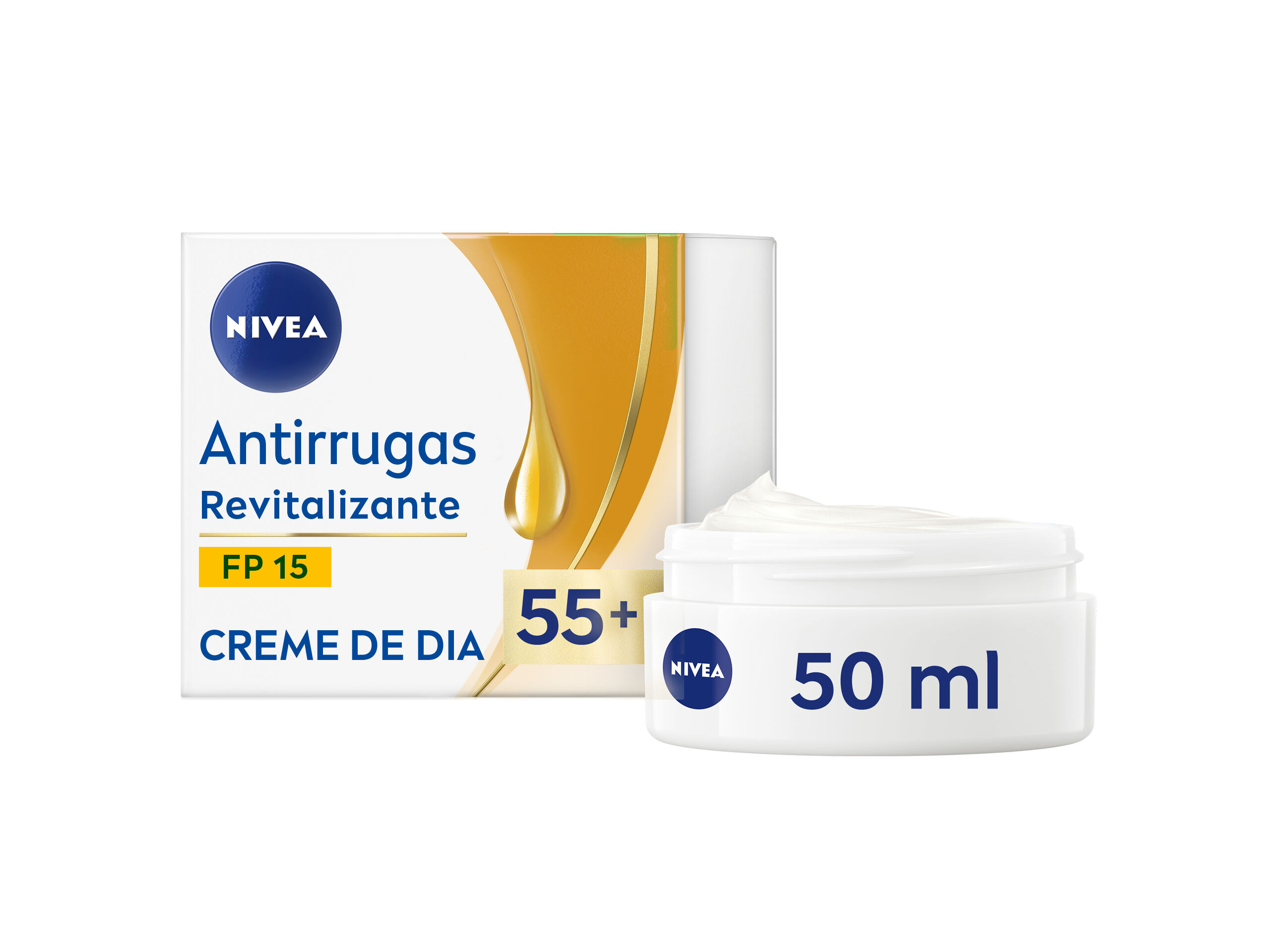 CREME DE ROSTO NIVEA ANTIRRUGAS DIA 50+ 50ML