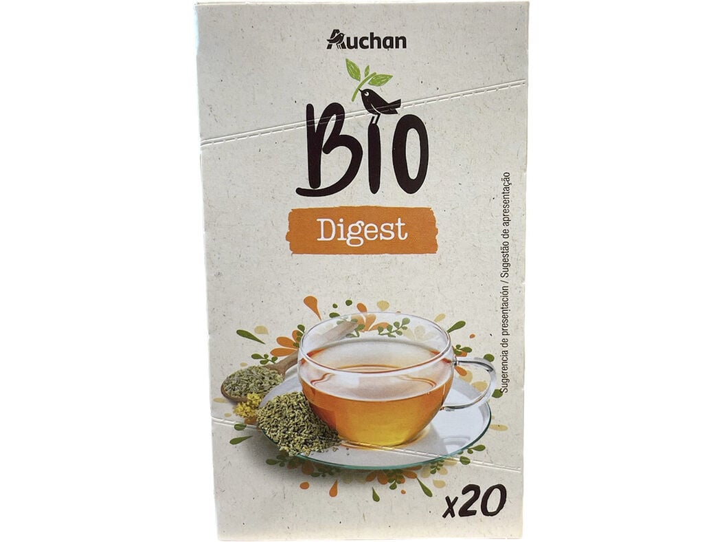 INFUS&Atilde;O AUCHAN BIO DIGEST 20 SAQUETAS