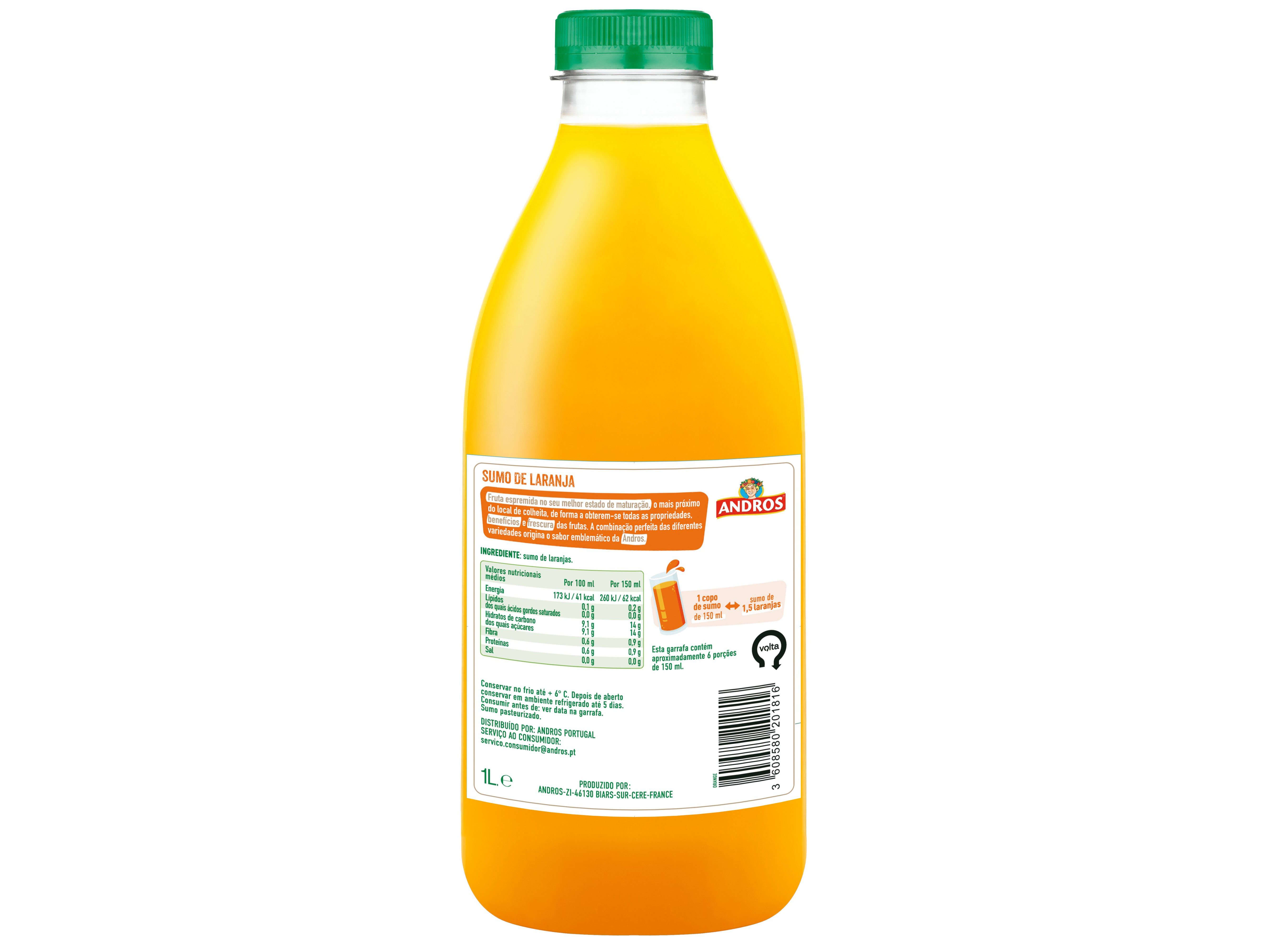 SUMO ANDROS LARANJA 1L (SDR) image number 1